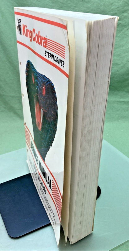 OMC KING COBRA 507954 STERN DRIVES RGD MODELS SERVICE MANUAL 1990