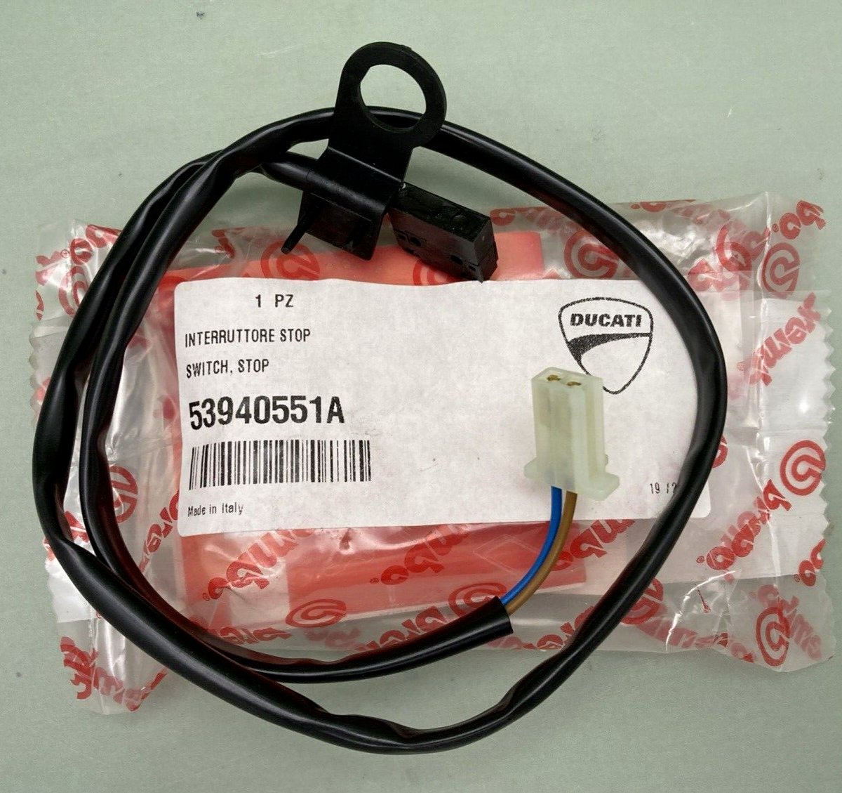NEW GENUINE DUCATI 53940551A SWITCH, STOP