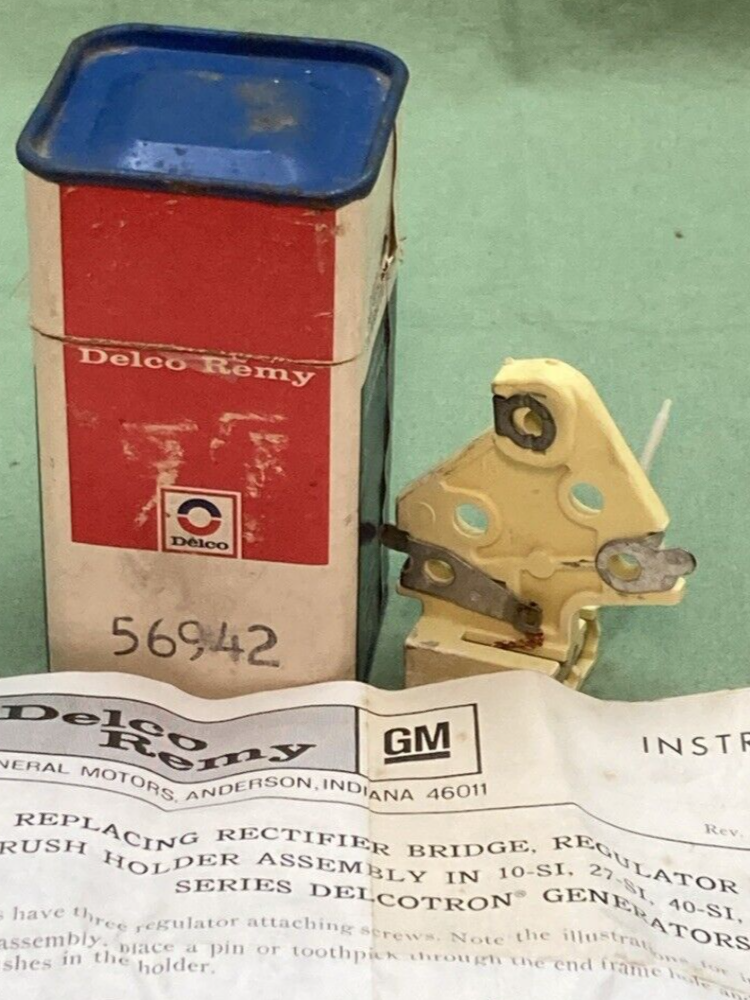 NEW GENUINE DELCO REMY 56942 BRUSH HOLDER MARINE