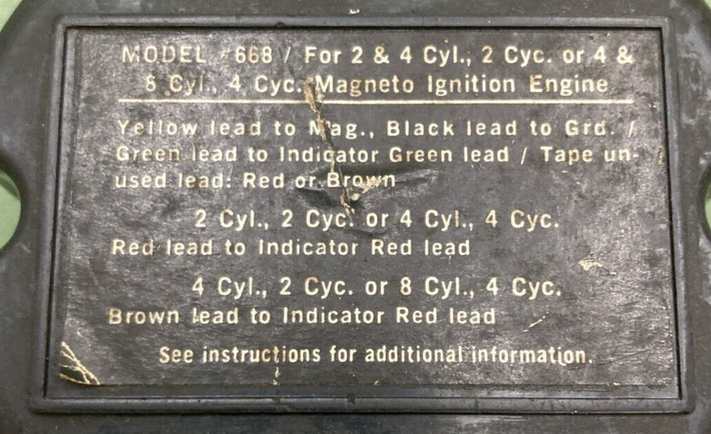 GENUINE AIRGUIDE 668 TACHOMETER SENDER FOR MAGNETO IGNITION ENGINES