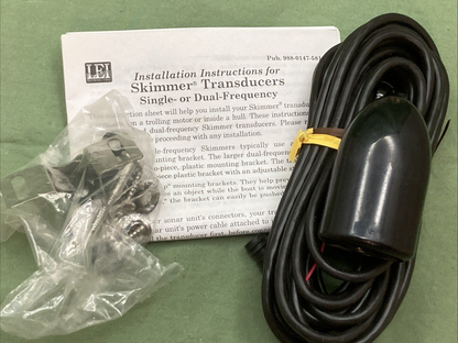 NEW GENUINE LEI HST-WSU TRANSDUCER 20' TRANSOM MOUNT WIDE-CONE 200kHz