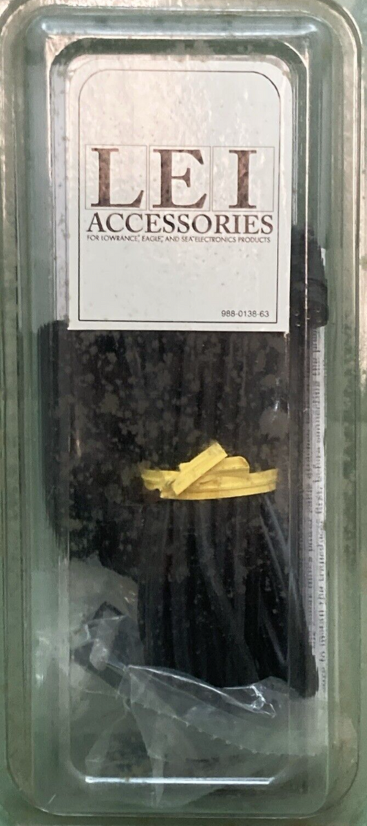 NEW GENUINE LEI HST-WSU TRANSDUCER 20' TRANSOM MOUNT WIDE-CONE 200kHz