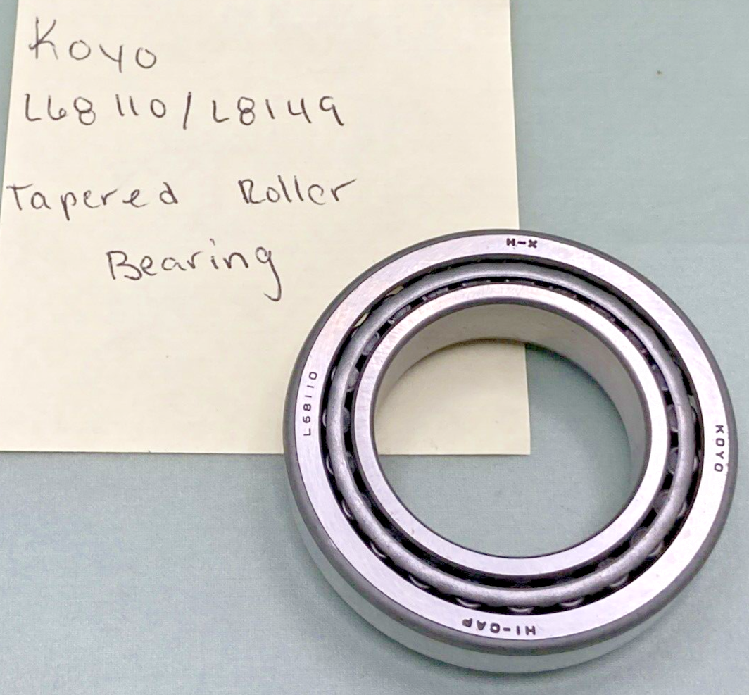 NEW REPLACES KOYO L68110/L68149 TAPERED ROLLER BEARING