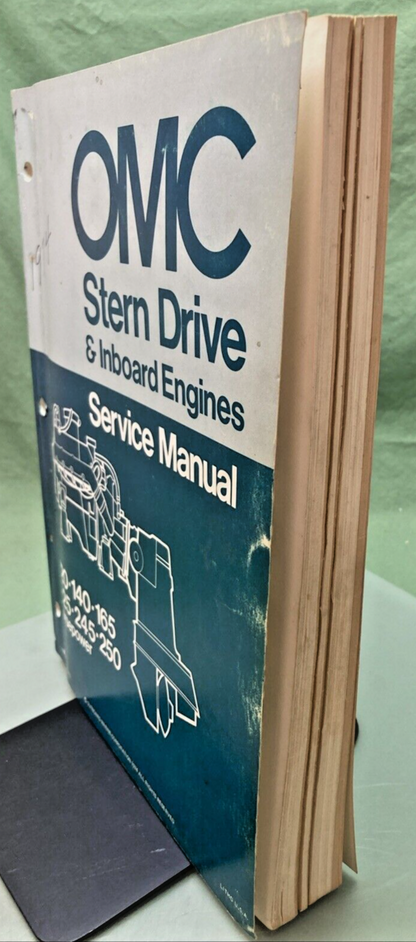OMC 980627 STERN DRIVE AND INBOARD ENGINES SERVICE MANUAL 1974