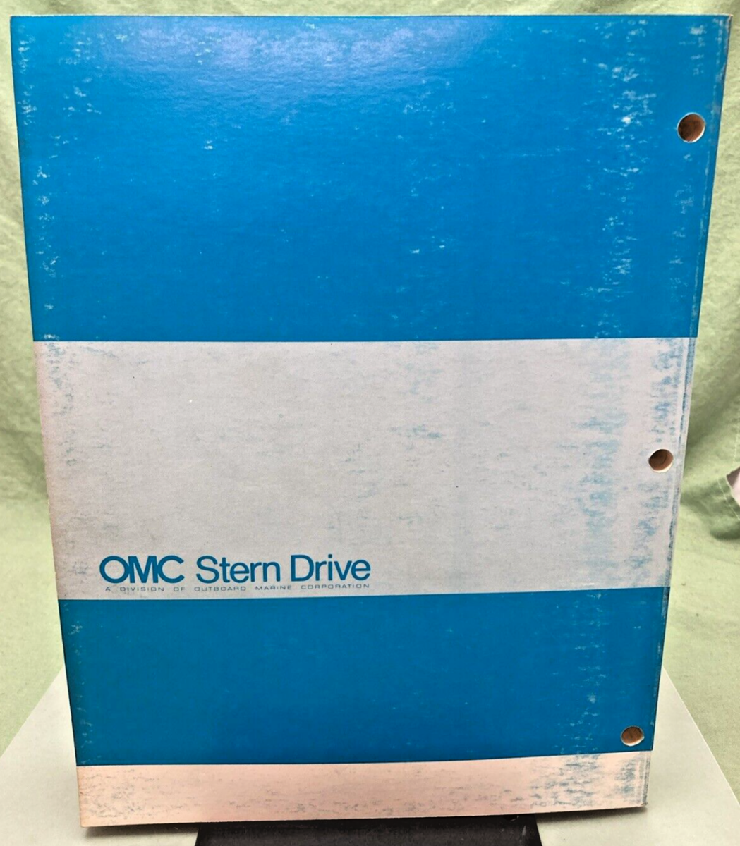 OMC 981025 STERN DRIVES SERVICE MANUAL 1975