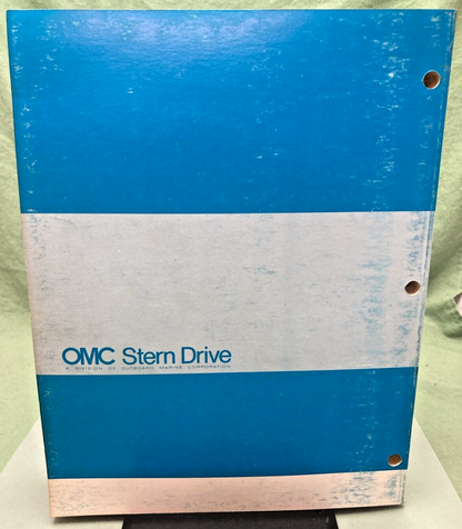 OMC 981025 STERN DRIVES SERVICE MANUAL 1975