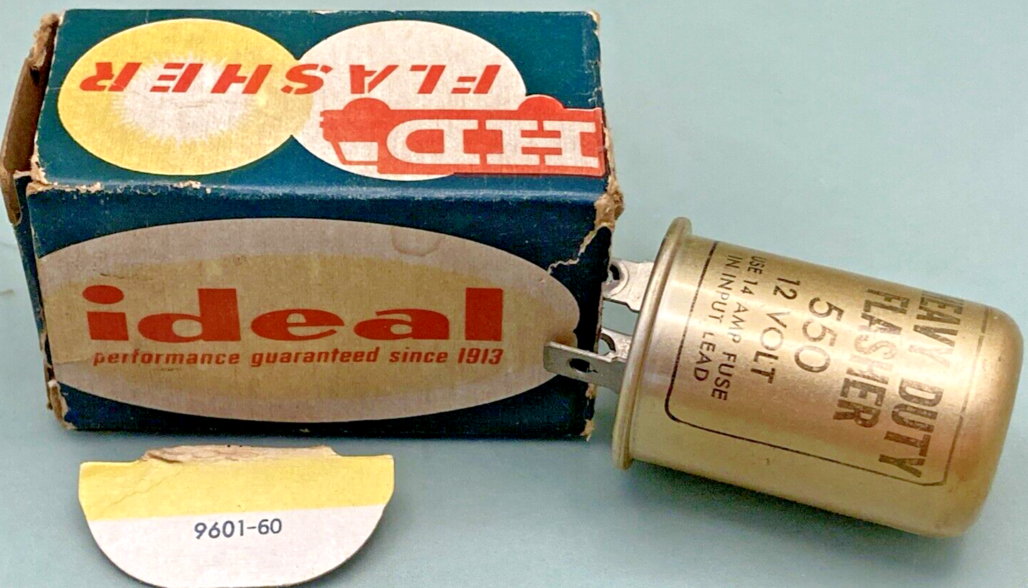 NEW REPLACES IDEAL 9601-60 HD FLASHER 550 FOR 12 VOLT