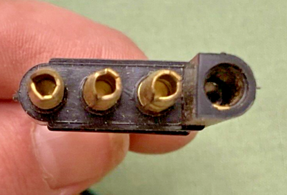 QTY 2 NEW GENUINE GENERAL SWITCHES 4405 4-WAY FLAT CONNECTOR PLUG WITH 12" WIRES