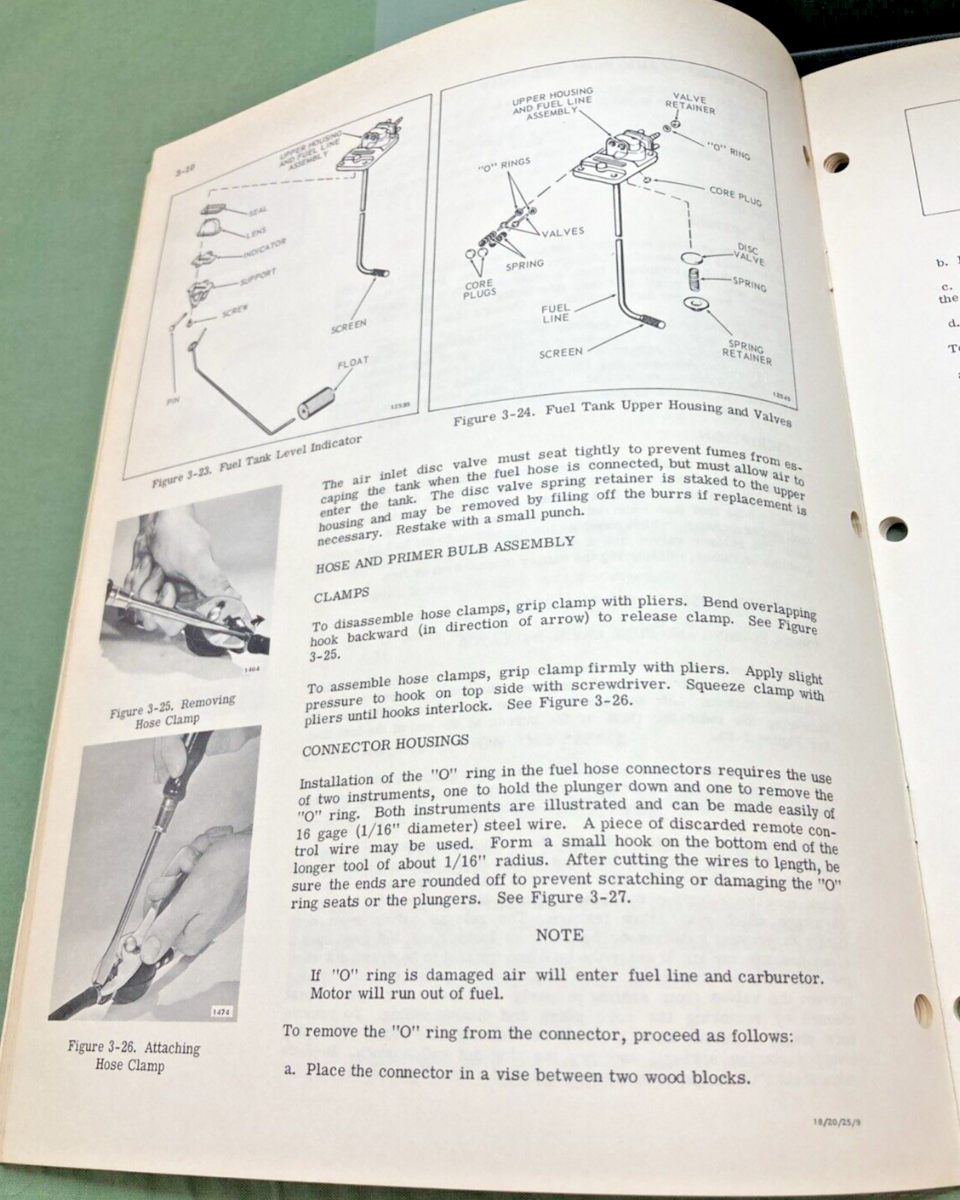 EVINRUDE 4593 FASTWIN 18 HP MODELS 18902, 18903 SERVICE MANUAL 1969