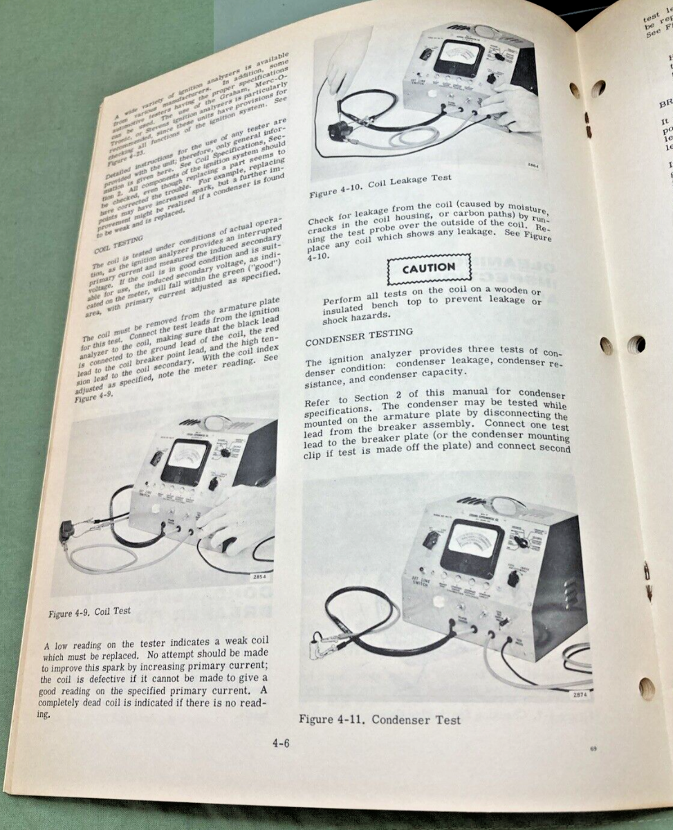 EVINRUDE 4591 FISHERMAN 6 HP MODELS 6902, 6903 SERVICE MANUAL 1969