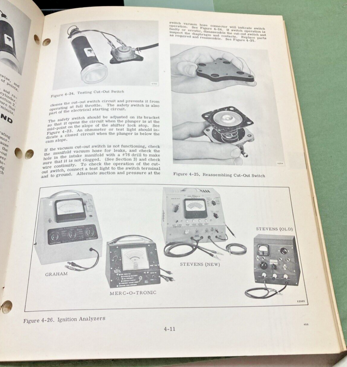 EVINRUDE 4483 4482 SERVICE MANUAL LOT 1968