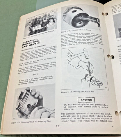 EVINRUDE 4481 4480 SERVICE MANUAL LOT 1968