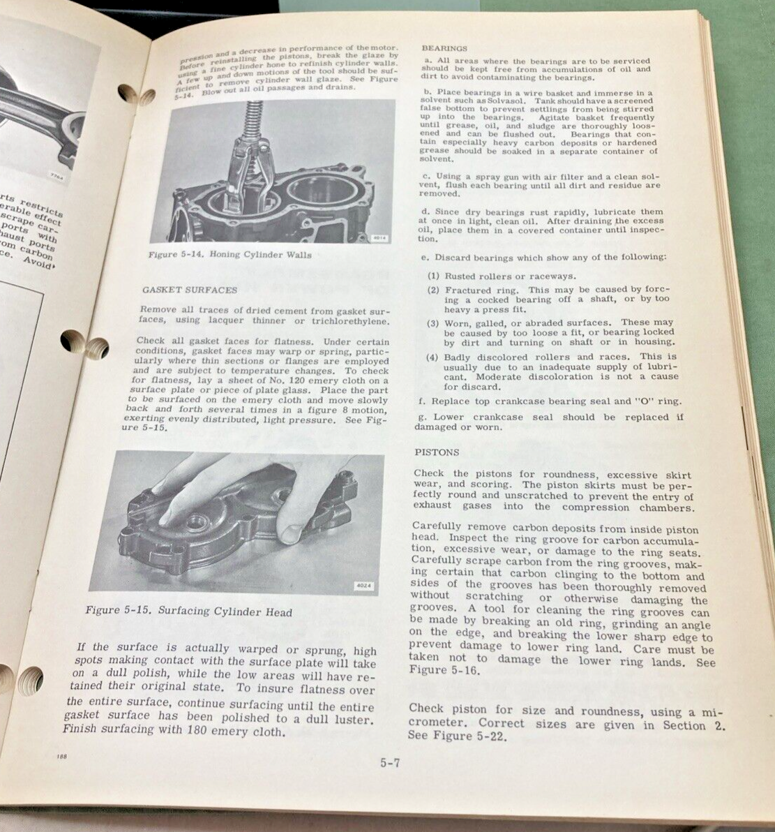 EVINRUDE 4481 4480 SERVICE MANUAL LOT 1968