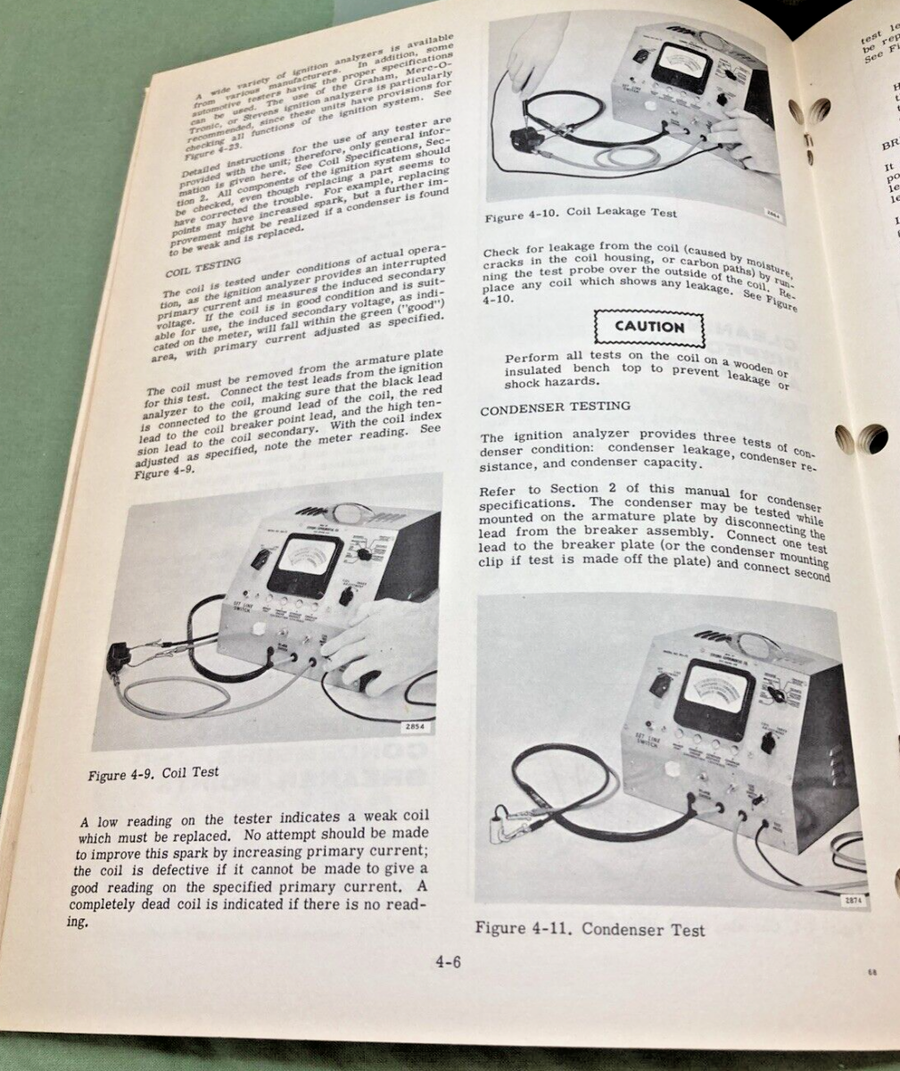 EVINRUDE 4479 4478 SERVICE MANUAL LOT 1968