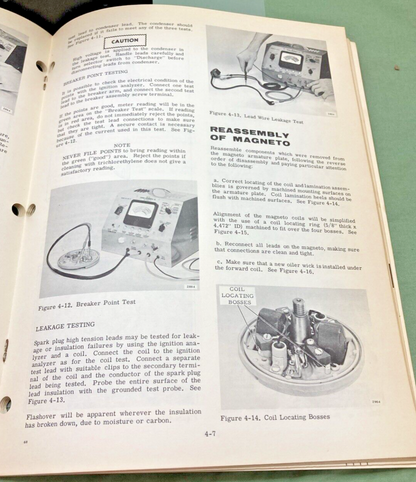 EVINRUDE 4479 4478 SERVICE MANUAL LOT 1968