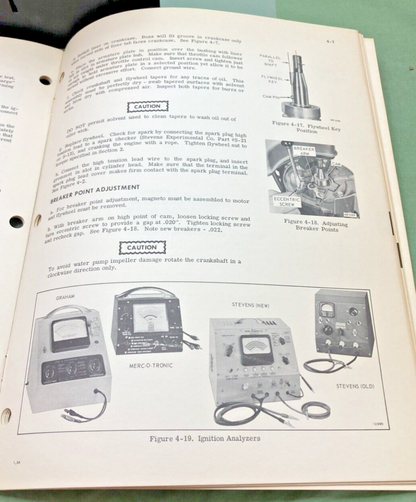 EVINRUDE 4477 4476 SERVICE MANUAL LOT 1968