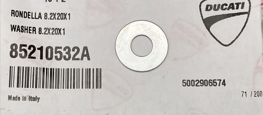NEW GENUINE DUCATI 85210532A Washer 8.2X20X1