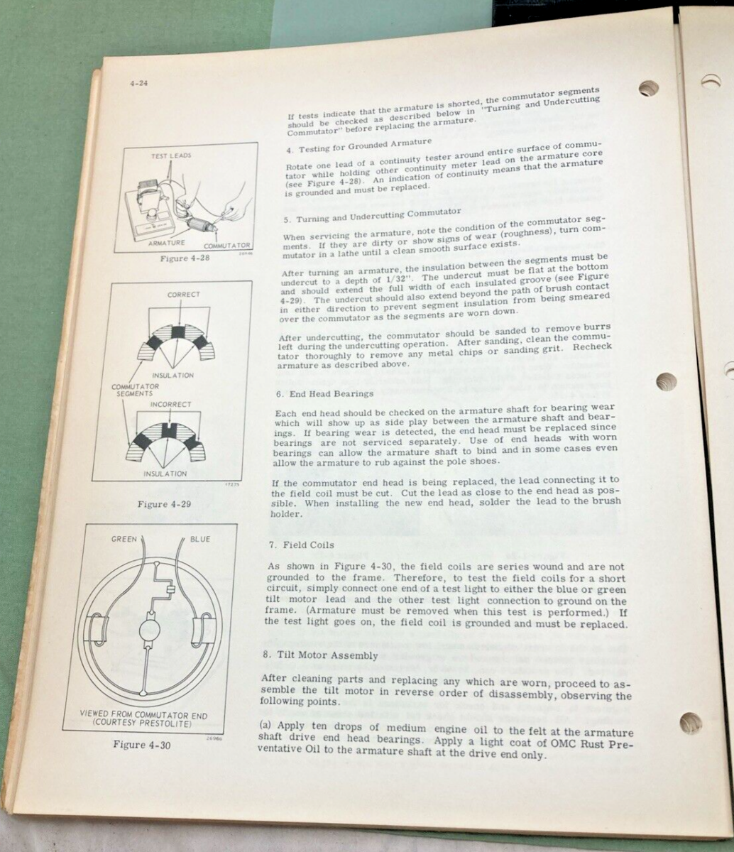 OMC JOHNSON EVINRUDE 384488 STERN DRIVE 120 HP SERVICE MANUAL 1970
