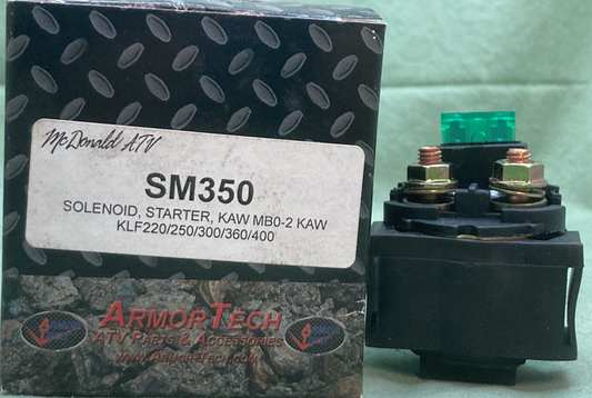 NEW ARMORTECH SM350 SOLENOID STARTER FITS KAWASAKI ATV