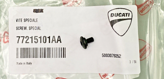 NEW GENUINE DUCATI 77215101AA SCREW, SPECIAL