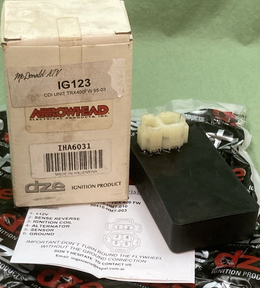 NEW ARROWHEAD IHA6031 CDI UNIT FOR HONDA ATV