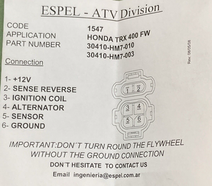 NEW ARROWHEAD IHA6031 CDI UNIT FOR HONDA ATV