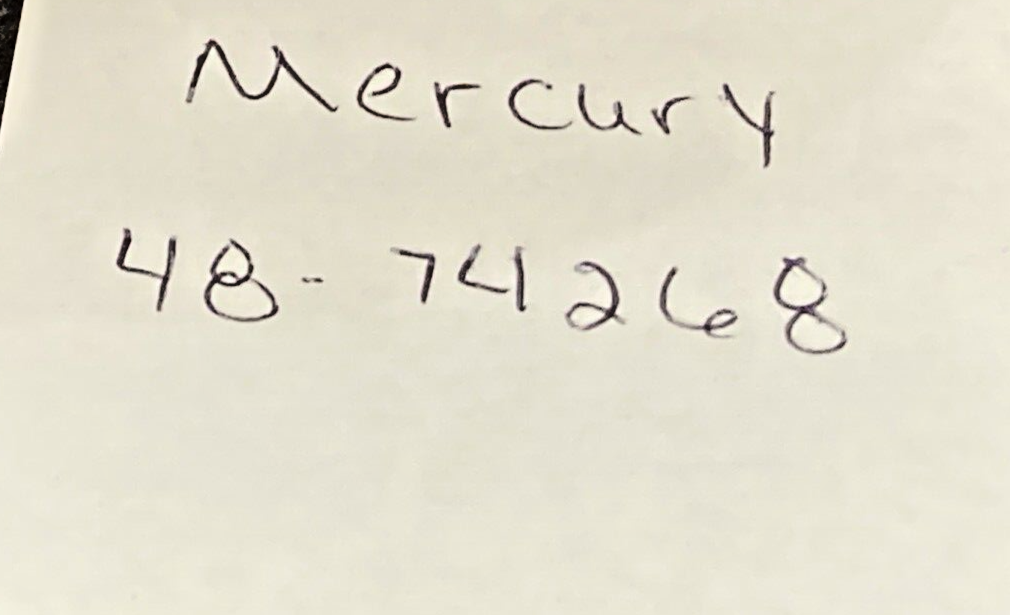 GENUINE MERCURY 48-74268 13 3/4 x 21 STAINLESS Propeller, RH