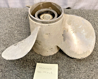 GENUINE MERCURY 48-74268 13 3/4 x 21 STAINLESS Propeller, RH