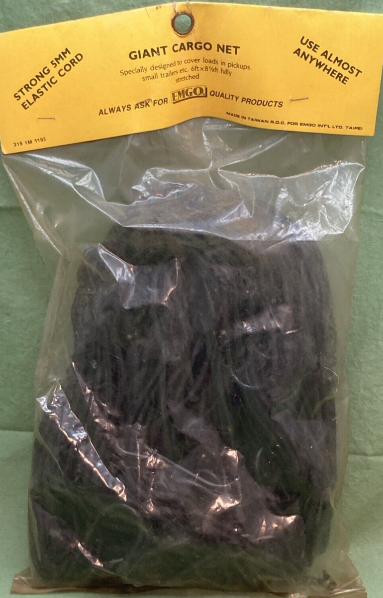 NEW EMGO 78-60540 CARGO NET BLACK 32"X60" EXPANDABLE