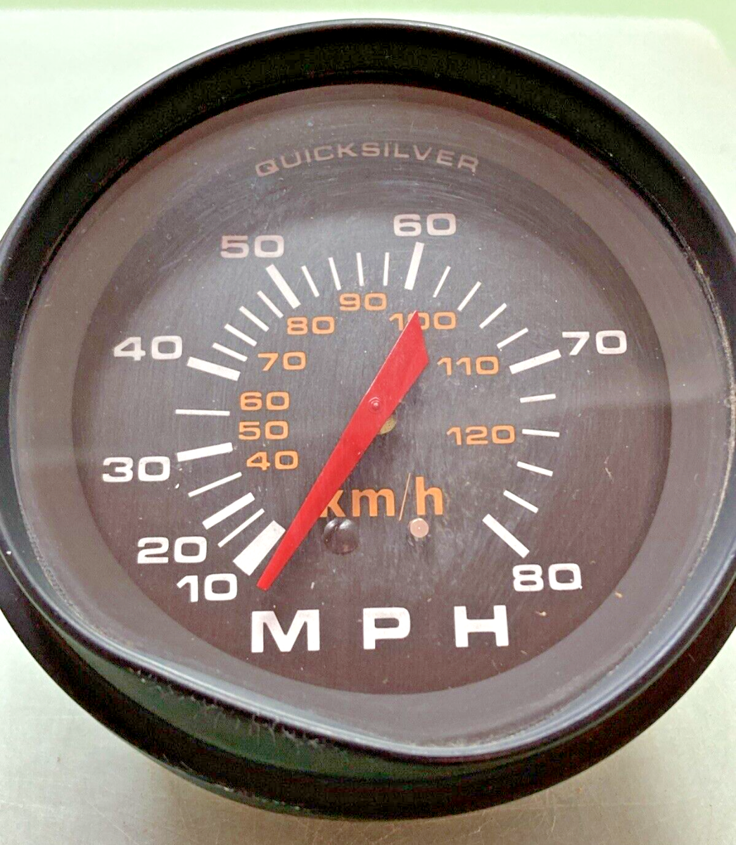 NEW QUICKSILVER MPH GAUGE
