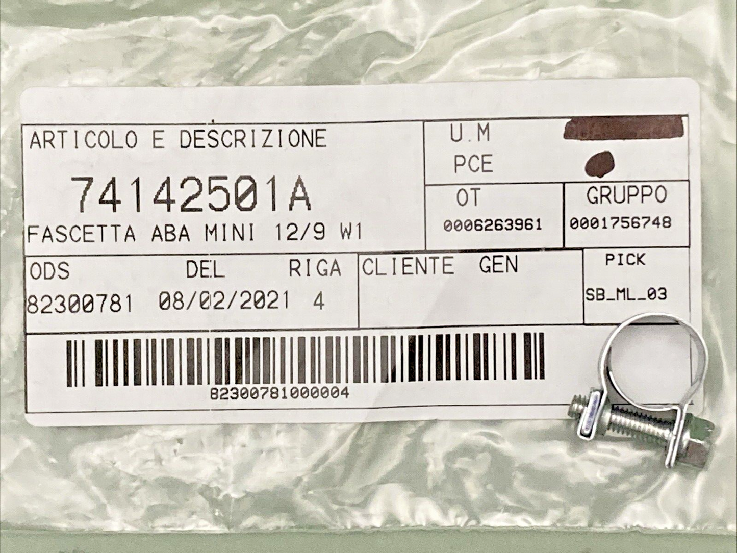 NEW GENUINE DUCATI 74142501A PACK CLAMP