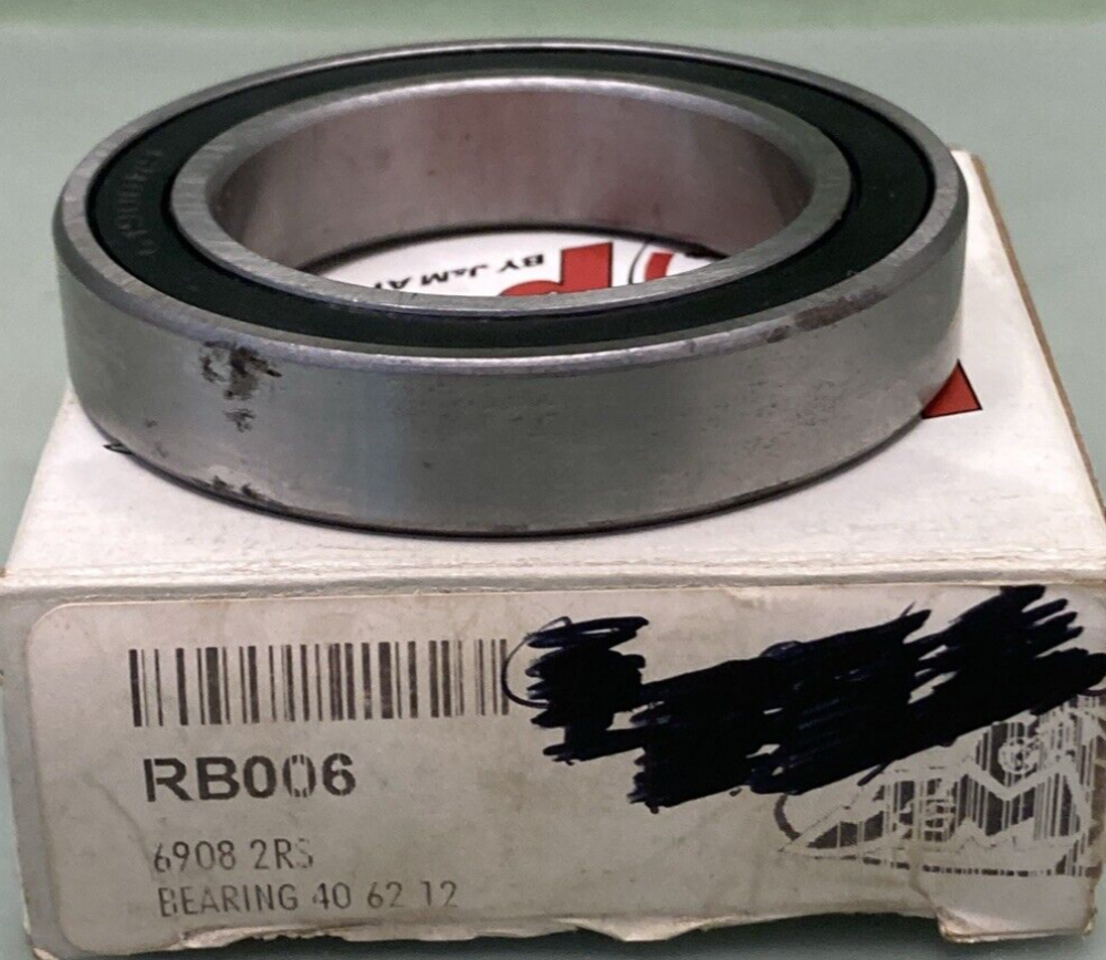 NEW WIDE OPEN 6908 2RS Ball Bearing 40x62x12 Sealed 61908.2RSR 6908DU
