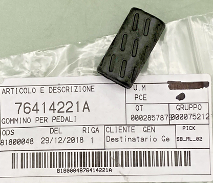 NEW GENUINE DUCATI 76414221A COVER PEDAL