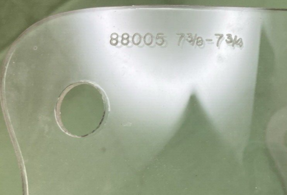 NEW PAULSON 88005 HELMET VISOR FACE SHIELD CLEAR LAXAN COATED 7-3/8 - 7-3/4