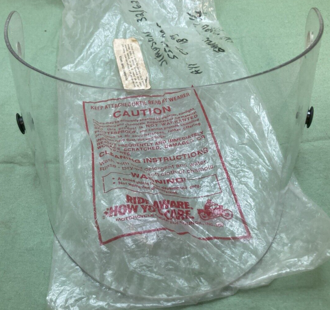 NEW PAULSON 88005 HELMET VISOR FACE SHIELD CLEAR LAXAN COATED 7-3/8 - 7-3/4