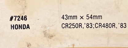 NEW Leak Proof Fork Seals 7246 43mm x 54mm CR250R CR480R CR500R XR500R XR CR