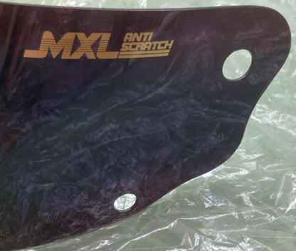 NEW MXL HELMET VISOR FACE SHIELD BLUE ANTI-SCRATCH