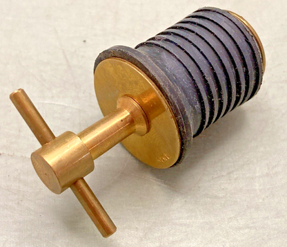QTY 2 NEW 1" TWIST DRAIN PLUG