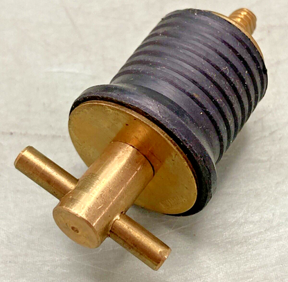 QTY 2 NEW 1" TWIST DRAIN PLUG BR-6070