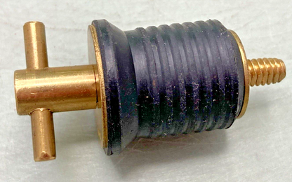 QTY 2 NEW 1" TWIST DRAIN PLUG BR-6070