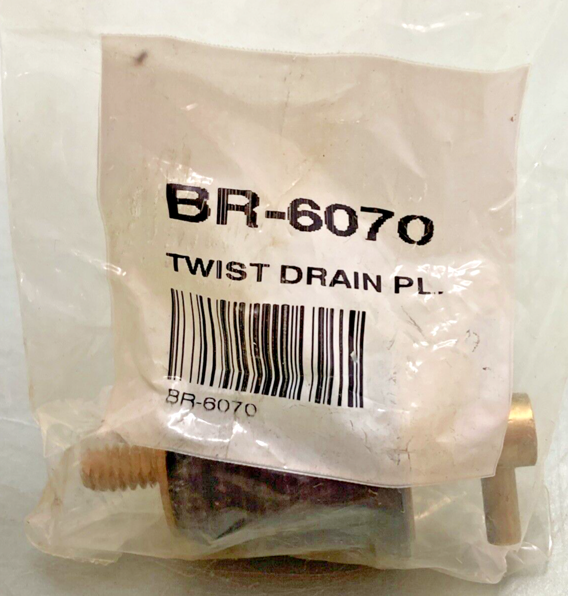 QTY 2 NEW 1" TWIST DRAIN PLUG BR-6070