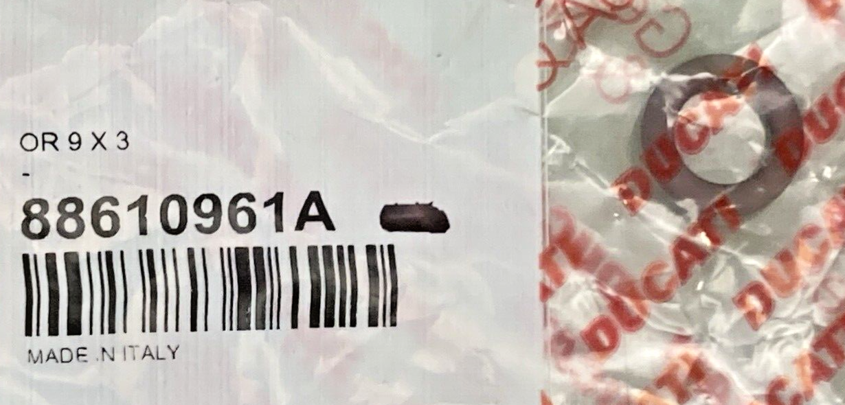 NEW GENUINE DUCATI 88610961A O-RING 9X3