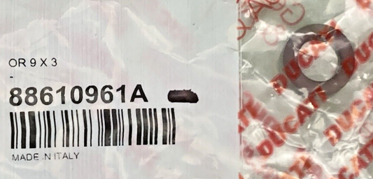 NEW GENUINE DUCATI 88610961A O-RING 9X3