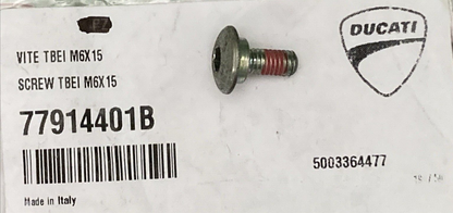 NEW GENUINE DUCATI 77914401B SCREW TBEI M6X15