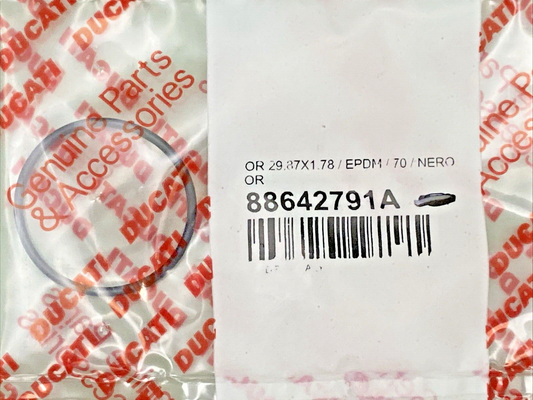 QTY 4 NEW GENUINE DUCATI 88642791A O-RING 29.87X1.78