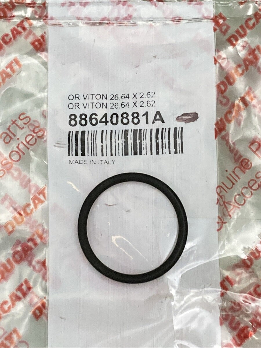 QTY 2 NEW GENUINE DUCATI 88640881A PACK- O-RING 26.64X2.62