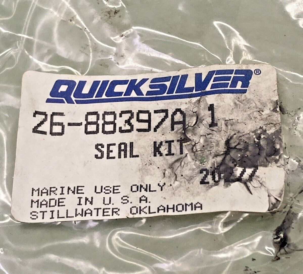 NEW MERCURY QUICKSILVER 26-88397A1 SEAL KIT, INCOMPLETE KIT