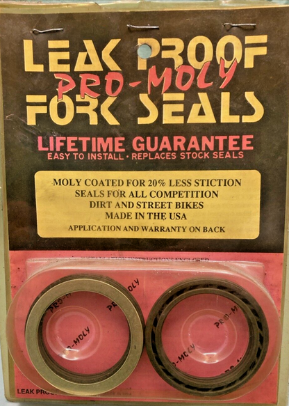 NEW LEAK PROOF SEALS 5242 FORK SEAL KIT, 41.65mm X 55mm, 42MM FORK