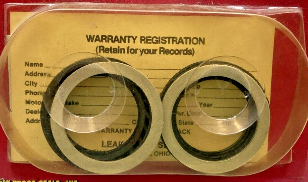 NEW LEAK PROOF SEALS 7240 FORK SEAL KIT, 26mm X 37mm, SUZUKI