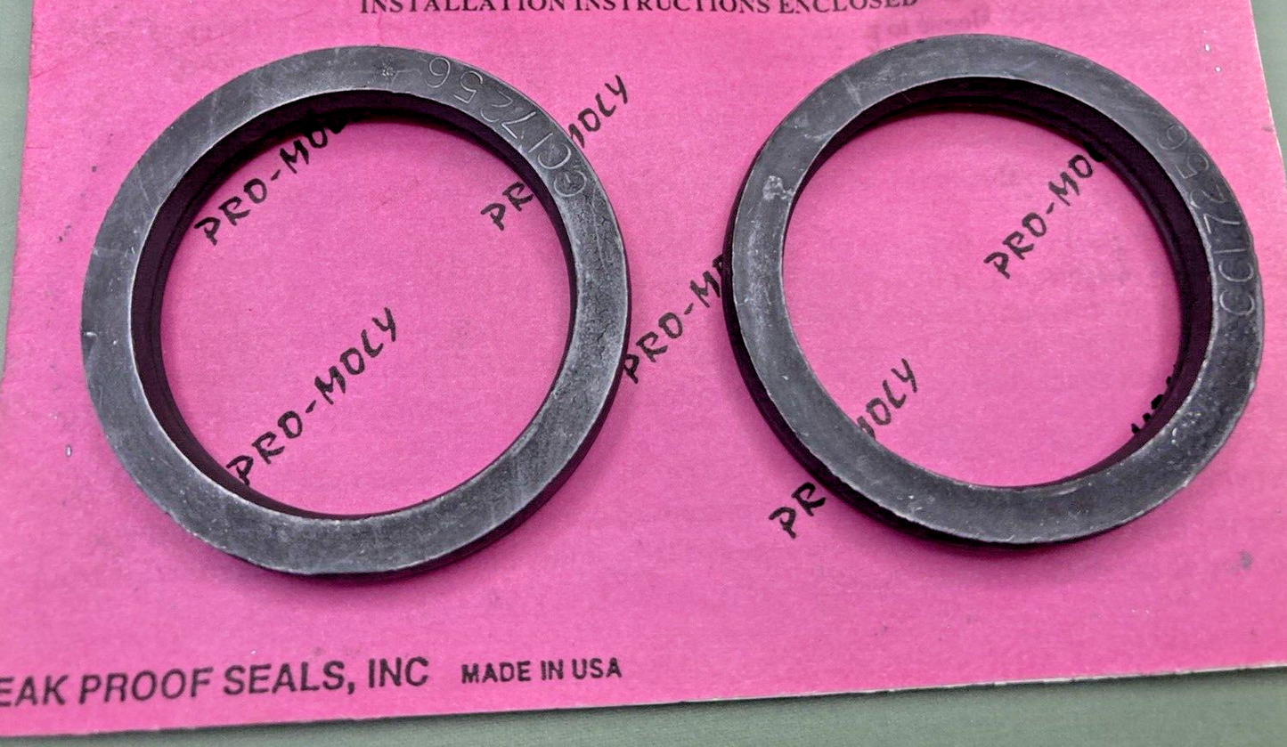 NEW LEAK PROOF SEALS PRO-MOLY 5256 FORK SEAL KIT, 40mm X 50mm, WHITE POWER FORK